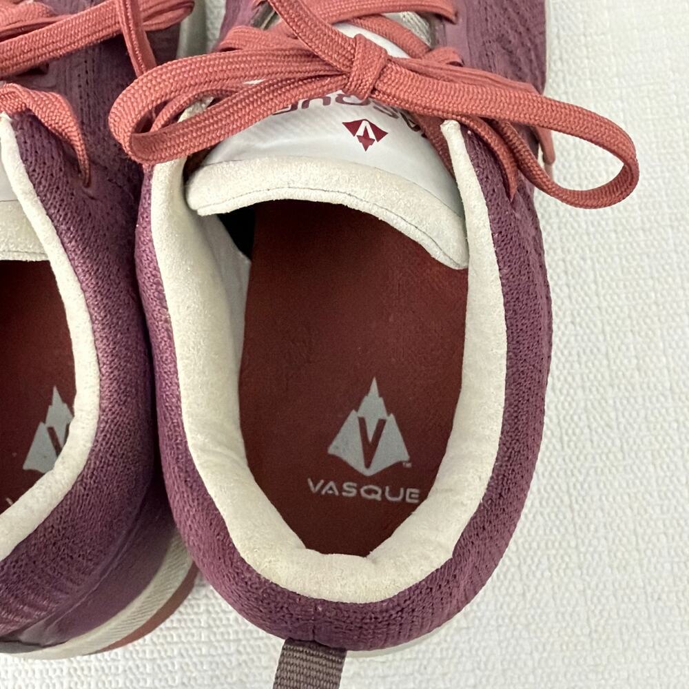 Vasque Shoes Womens Size 8.5 M Satoru Trail LT Low Vibram Hiking Mauve - Picture 4 of 10